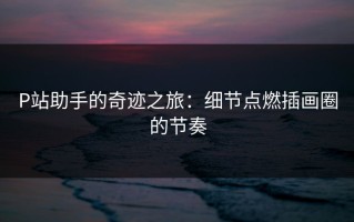 P站助手的奇迹之旅：细节点燃插画圈的节奏