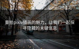 重拾pixiv插画的魅力，让我们一起探寻隐藏的关键信息