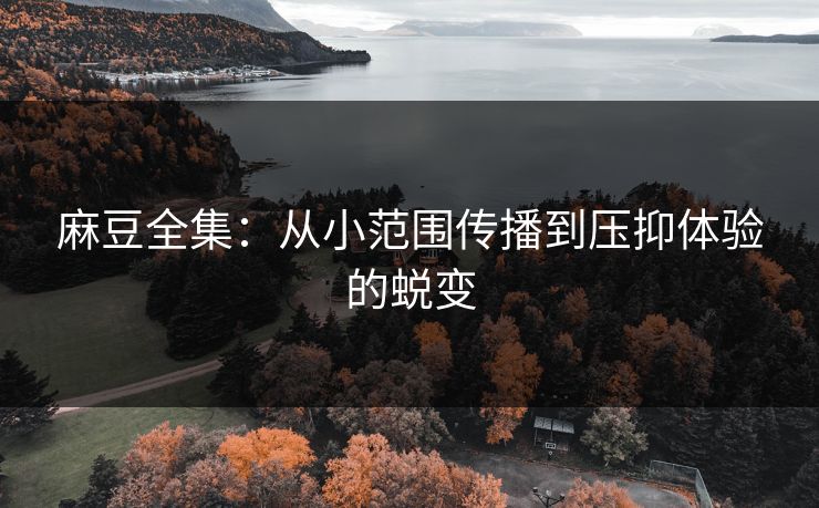 麻豆全集：从小范围传播到压抑体验的蜕变-第1张图片-p站网页版视频站 | p站镜像资源页