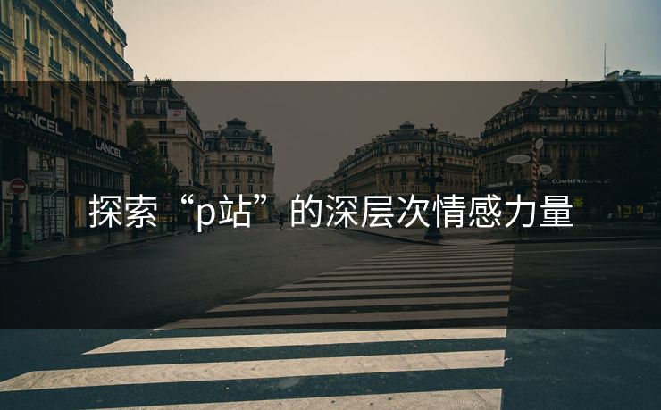 探索“p站”的深层次情感力量-第1张图片-p站网页版视频站 | p站镜像资源页